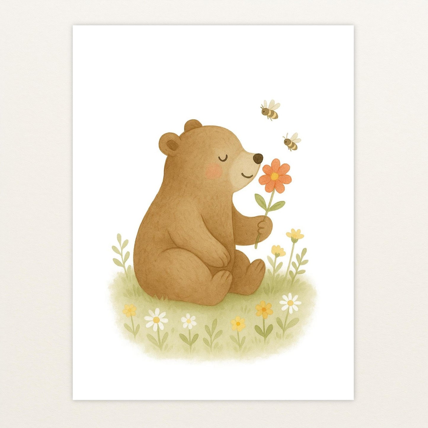 Balu der Bär - Motiv: "Blume" Poster von tinylearner