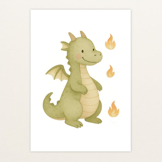 Drax der Drache Poster von tinylearner