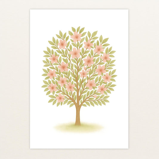 Kirschbaum Poster von tinylearner