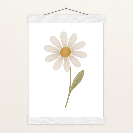 Gänseblümchen Poster mit Leisten von tinylearner