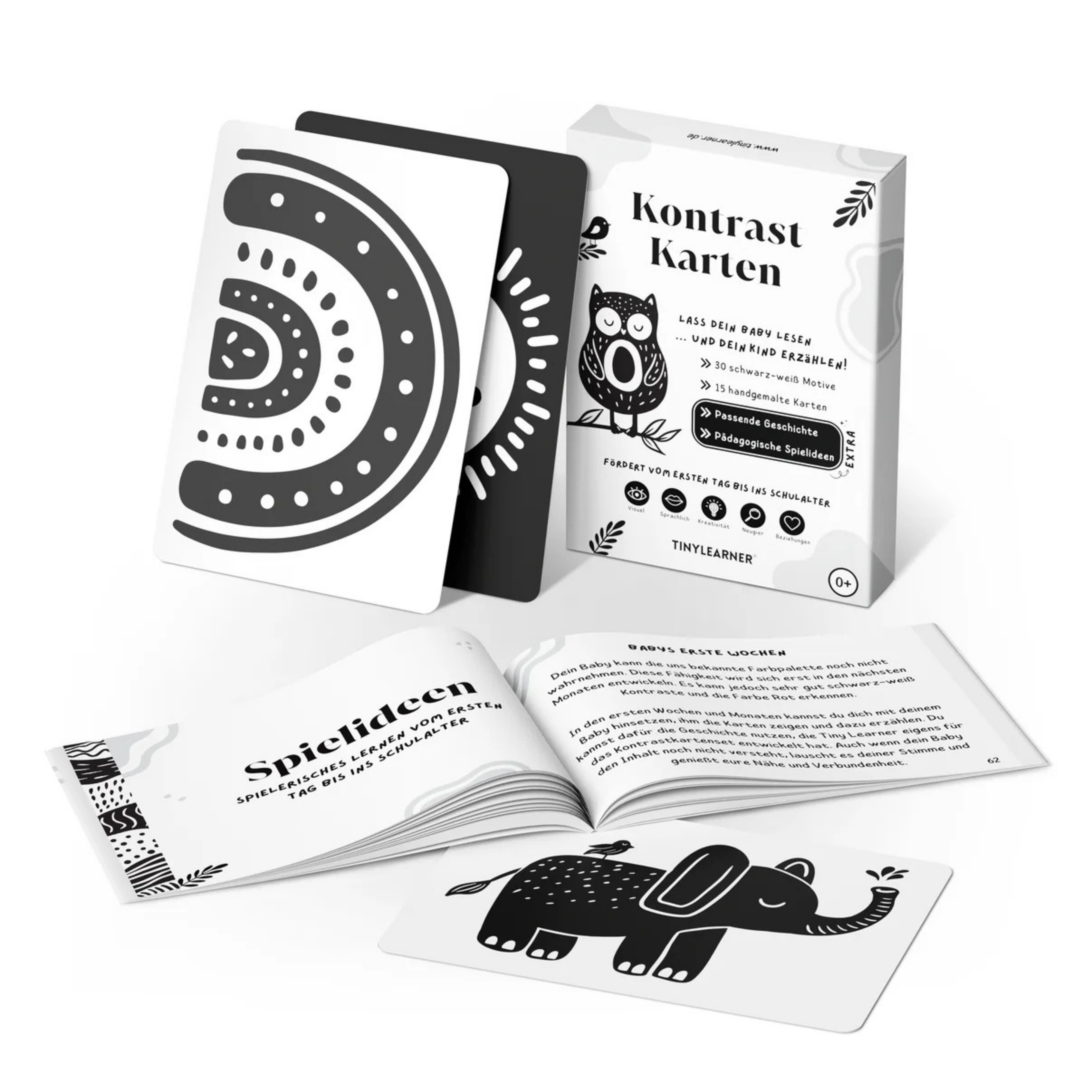 Unsere neuen Montessori Kontrastkarten