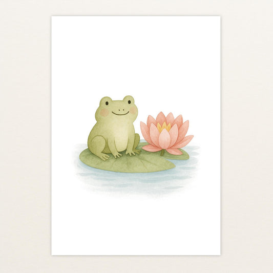 Flocke der Frosch Poster von tinylearner