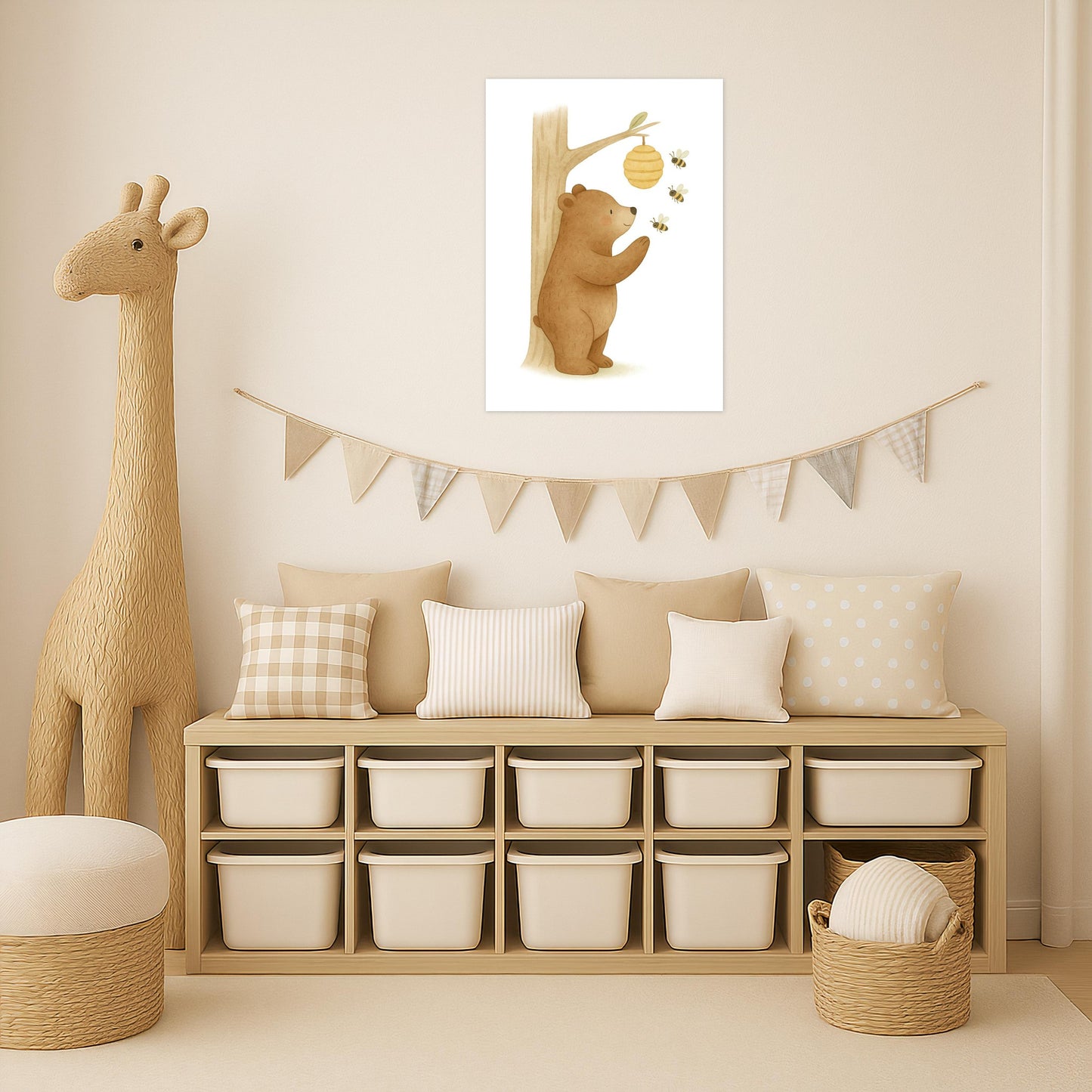 Balu der Bär - Motiv: "Bienenstock" Poster von tinylearner