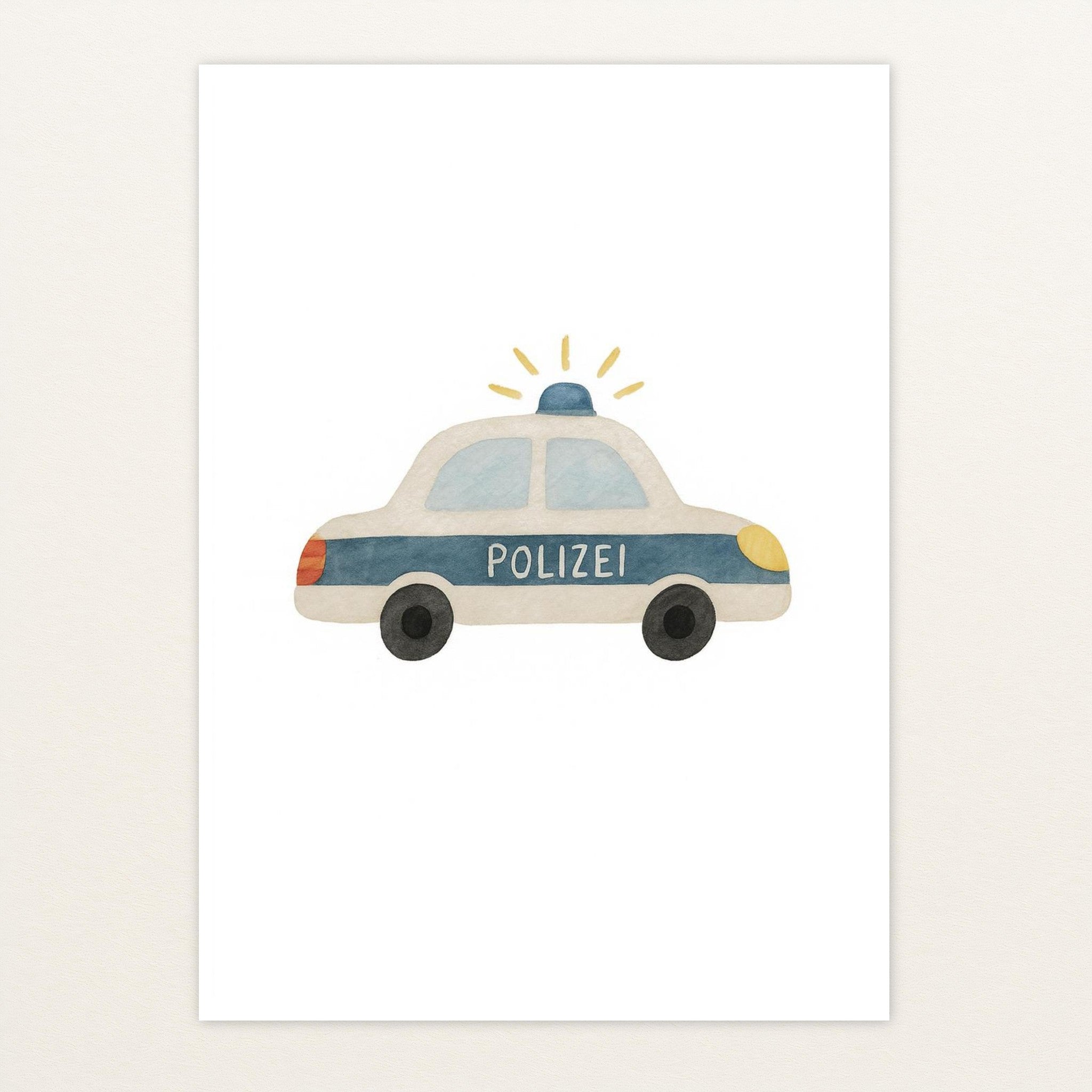 Polizei Poster von tinylearner
