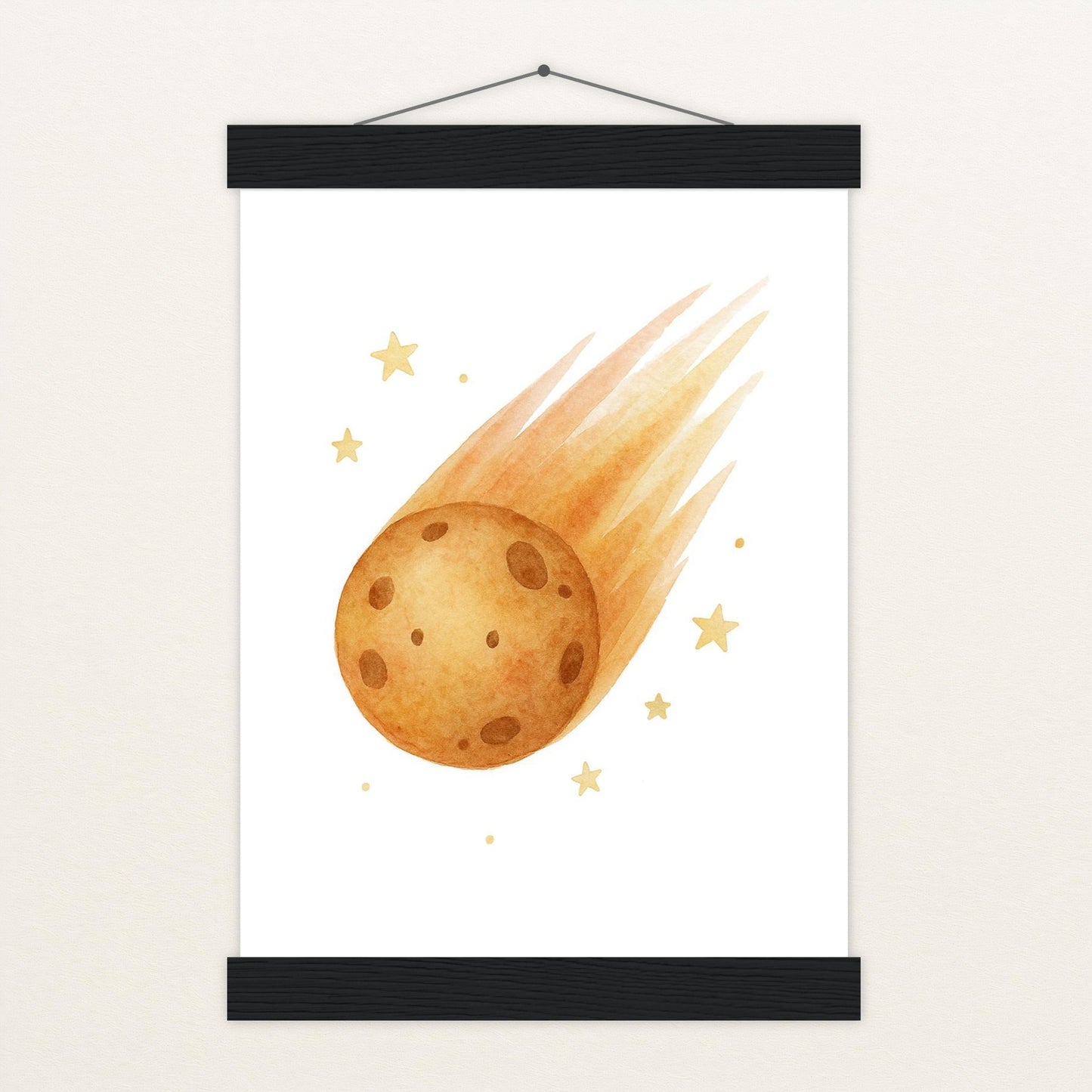Asteroid Poster mit Leisten von tinylearner