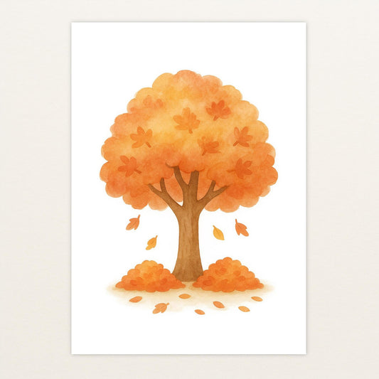 Ahornbaum Poster von tinylearner