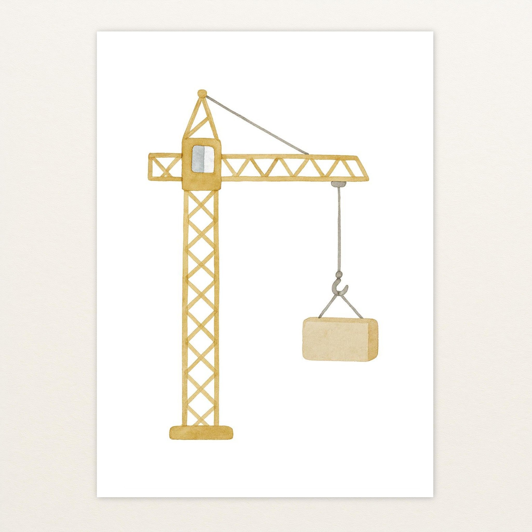 Kran Poster von tinylearner