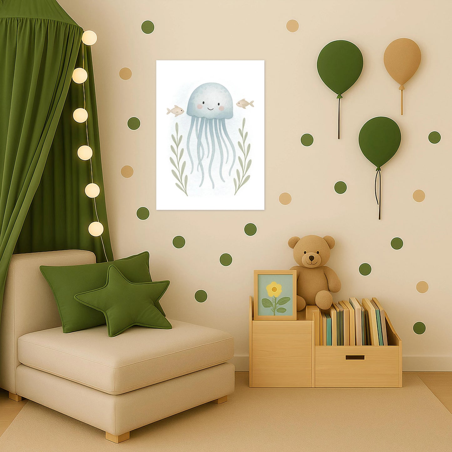 Quinn die Qualle Poster von tinylearner