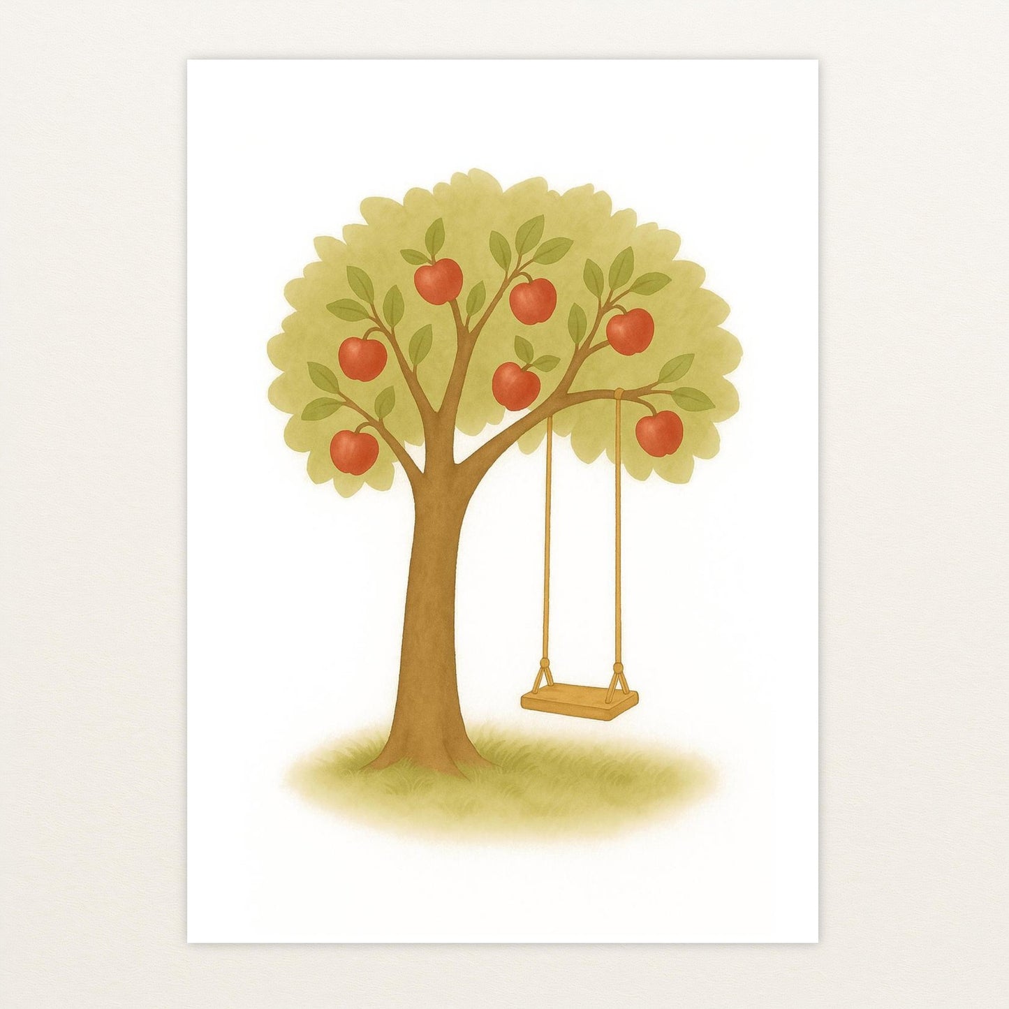 Apfelbaum Poster von tinylearner