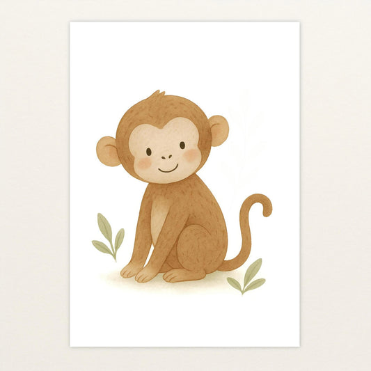 Aki der Affe Poster von tinylearner