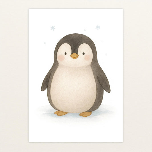 Pia der Pinguin Poster von tinylearner