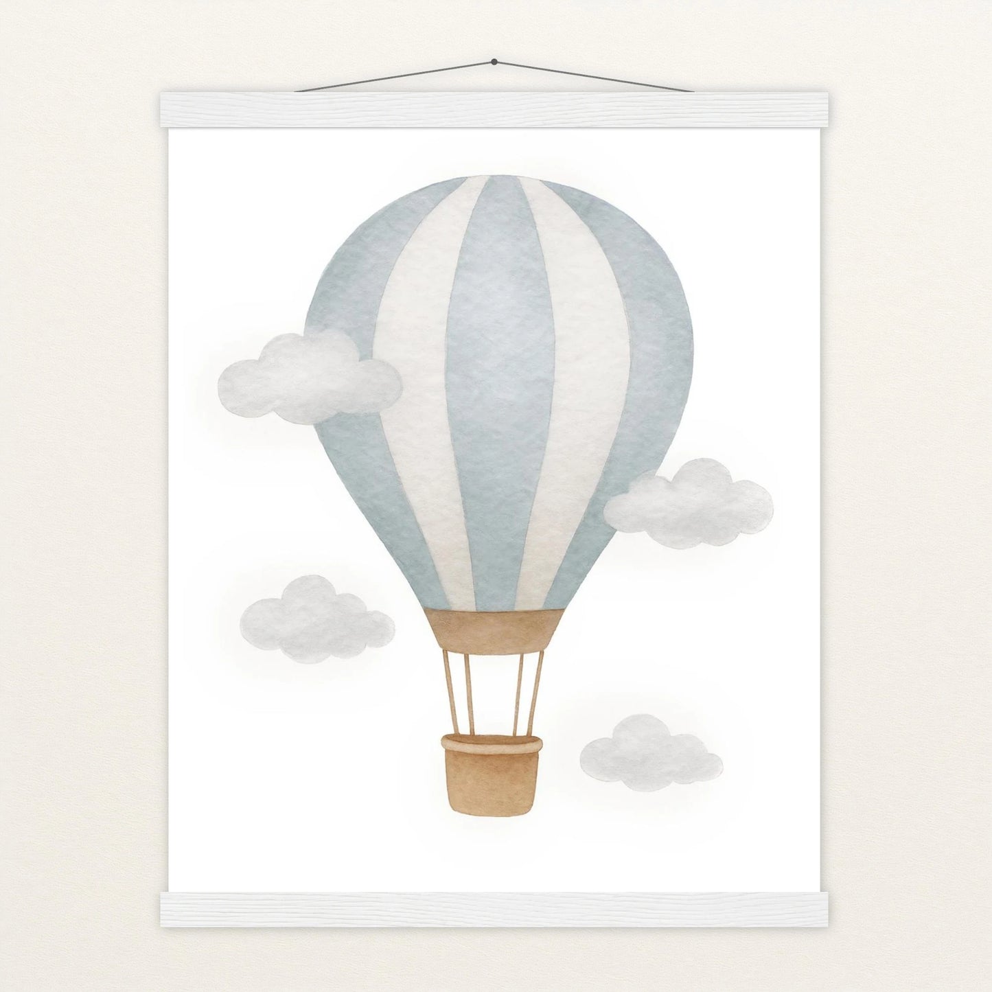 Heißluftballon Poster mit Leisten von tinylearner