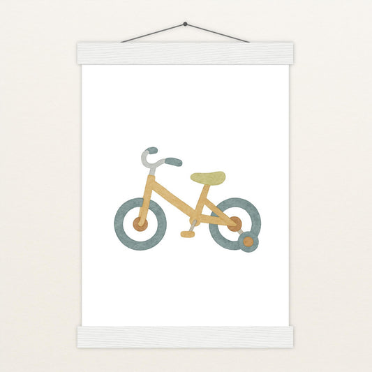 Fahrrad Poster mit Leisten von tinylearner