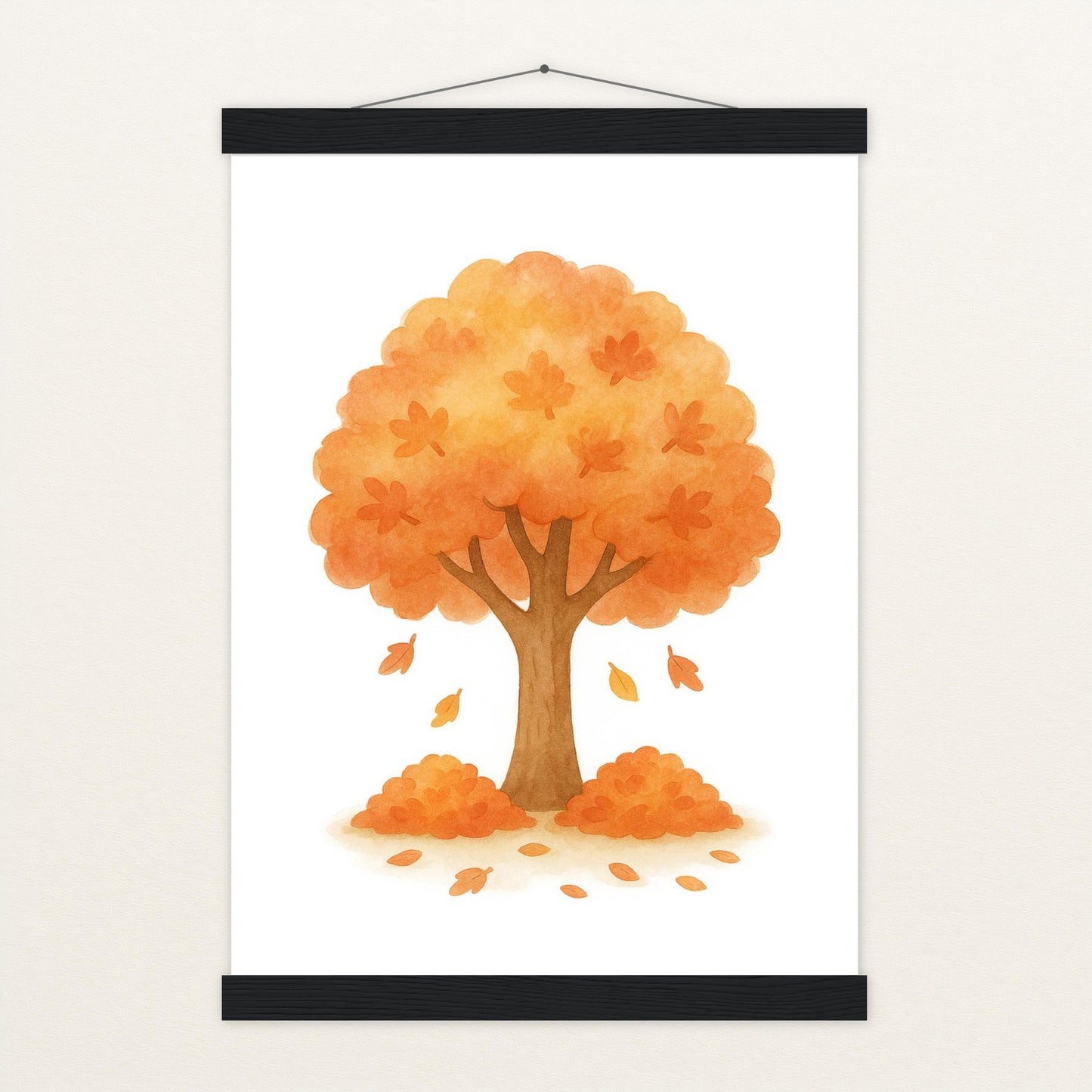 Ahornbaum Poster mit Leisten von tinylearner