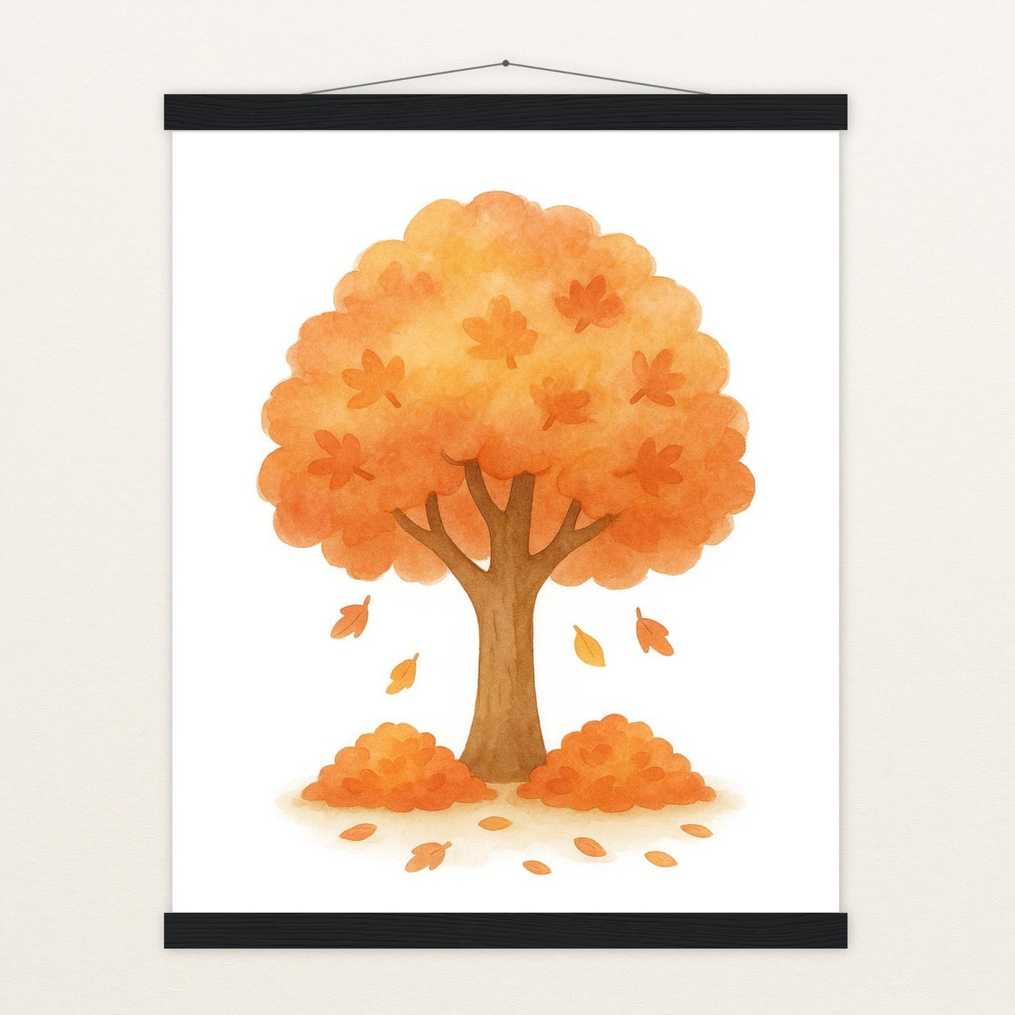 Ahornbaum Poster mit Leisten von tinylearner