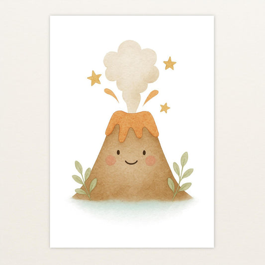 Vulkan Poster von tinylearner