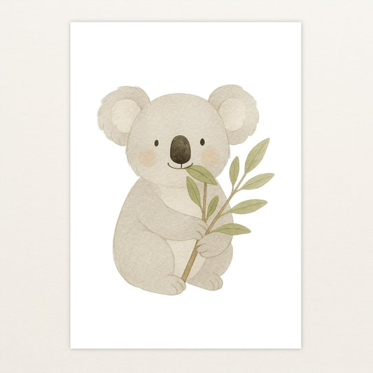 Kori der Koala - Motiv: "Eukalyptus" Poster von tinylearner