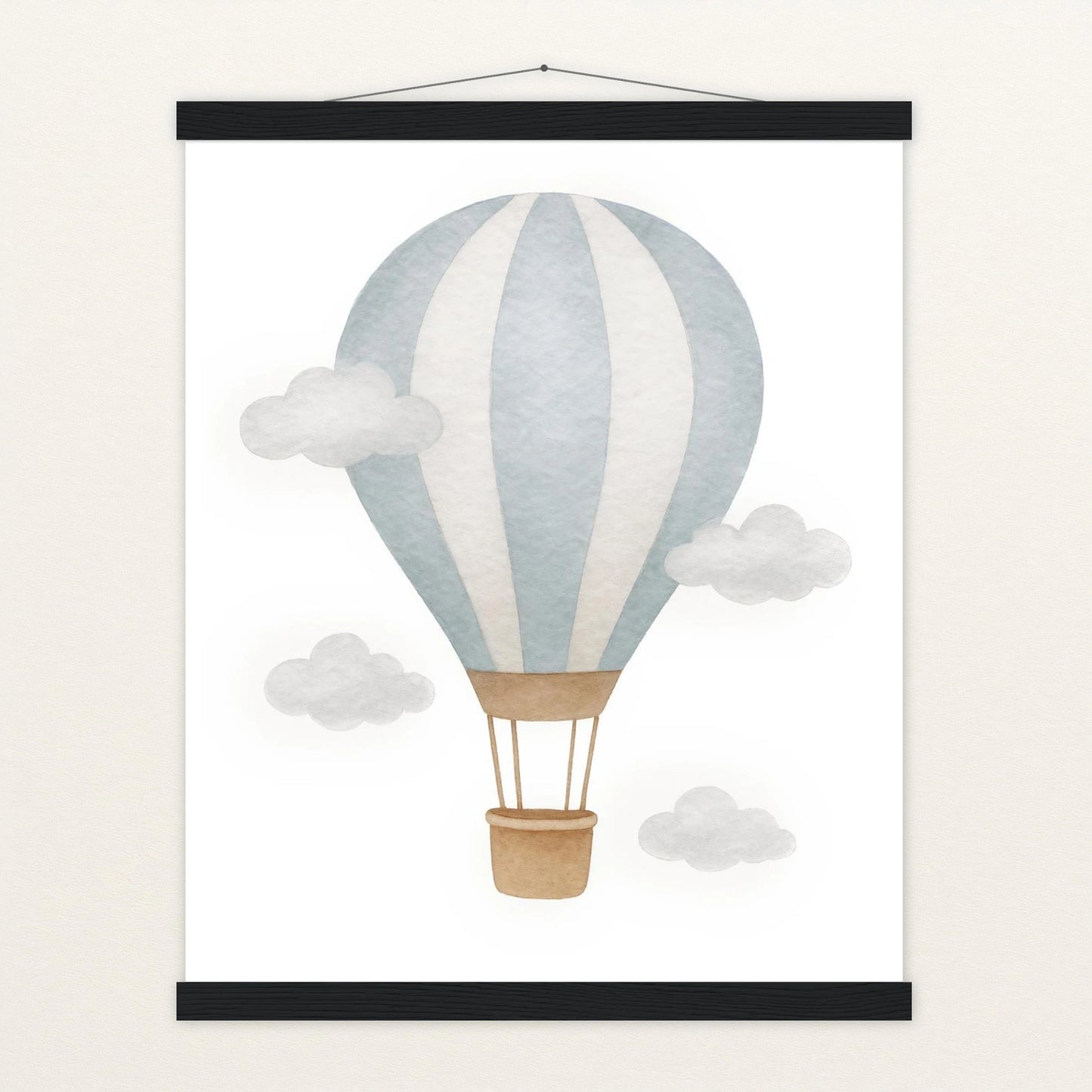 Heißluftballon Poster mit Leisten von tinylearner