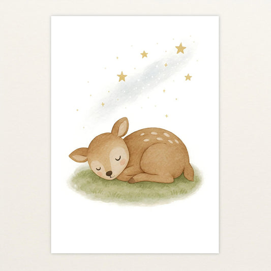 Ria das Reh - Motiv: "Schlafend" Poster von tinylearner