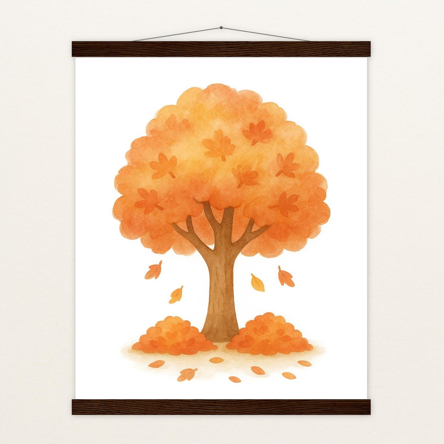 Ahornbaum Poster mit Leisten von tinylearner