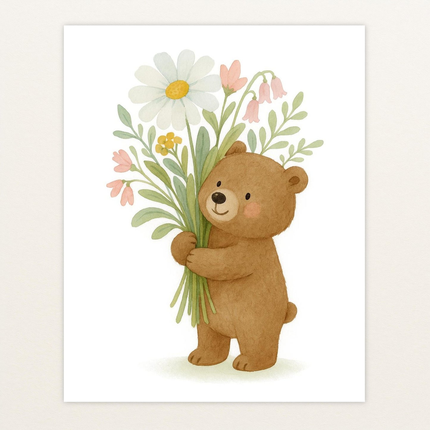 Balu der Bär - Motiv: "Blumenstrauß" Poster von tinylearner