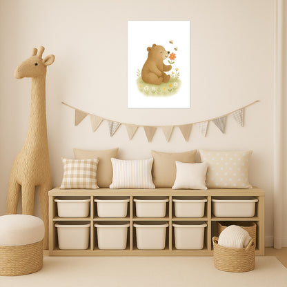 Balu der Bär - Motiv: "Blume" Poster von tinylearner