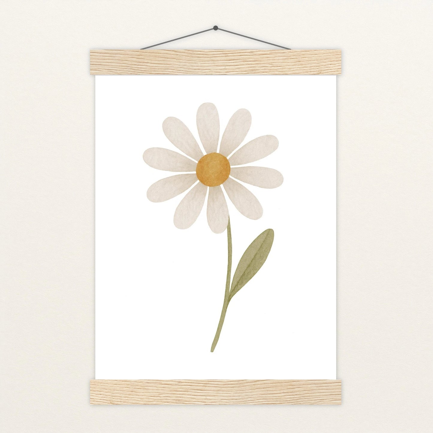 Gänseblümchen Poster mit Leisten von tinylearner