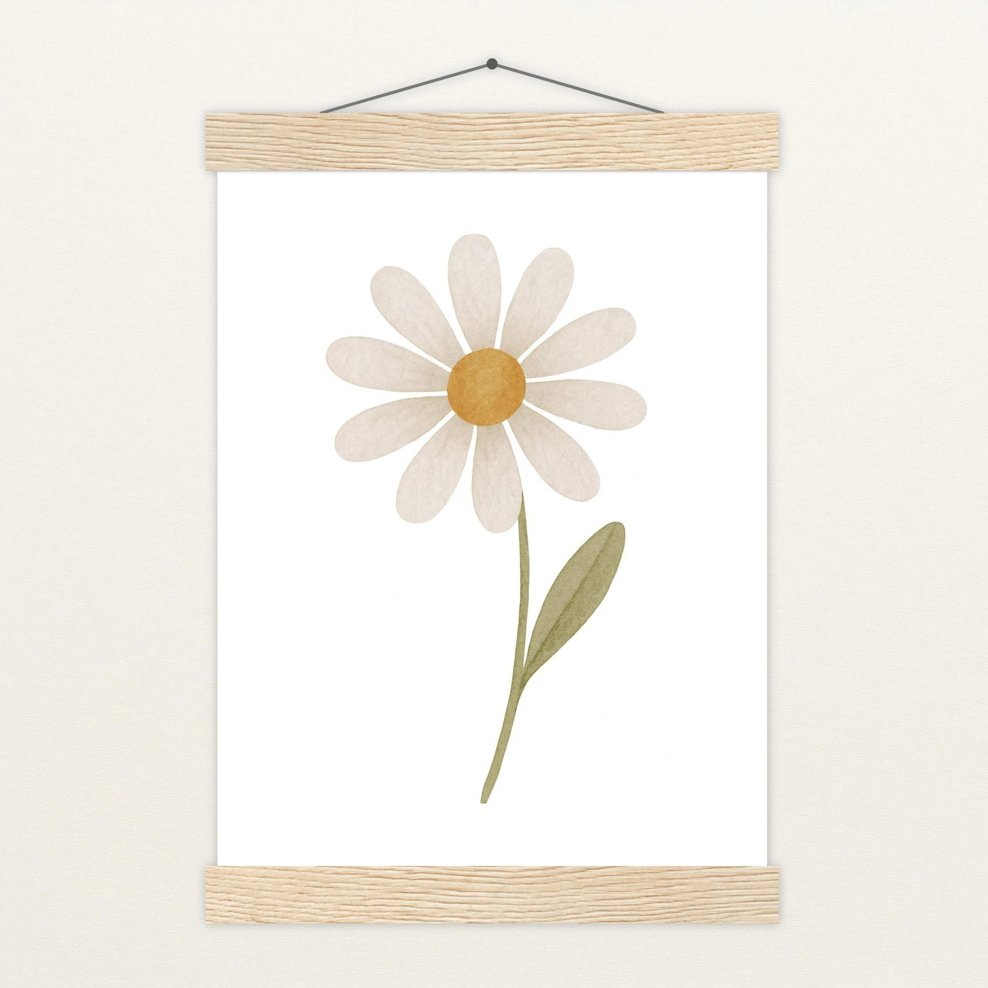 Gänseblümchen Poster mit Leisten von tinylearner