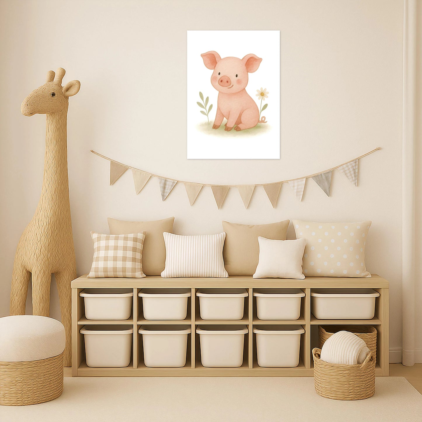 Susi das Schwein Poster von tinylearner
