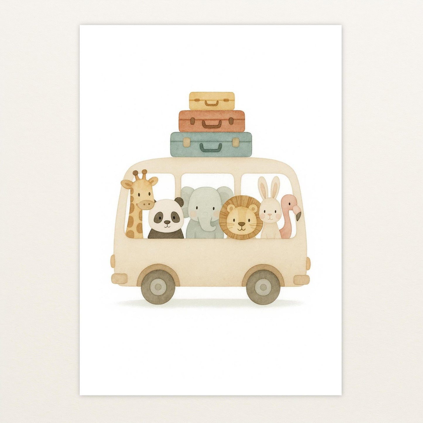 Tierfreunde - Motiv: "Reisebus" Poster von tinylearner