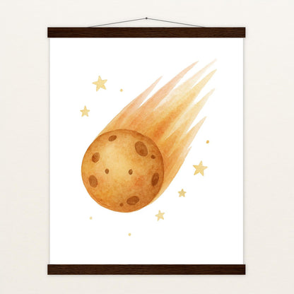 Asteroid Poster mit Leisten von tinylearner