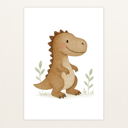 Dinosaurier T-Rex Poster von tinylearner
