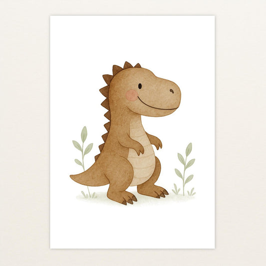 Dinosaurier T-Rex Poster von tinylearner