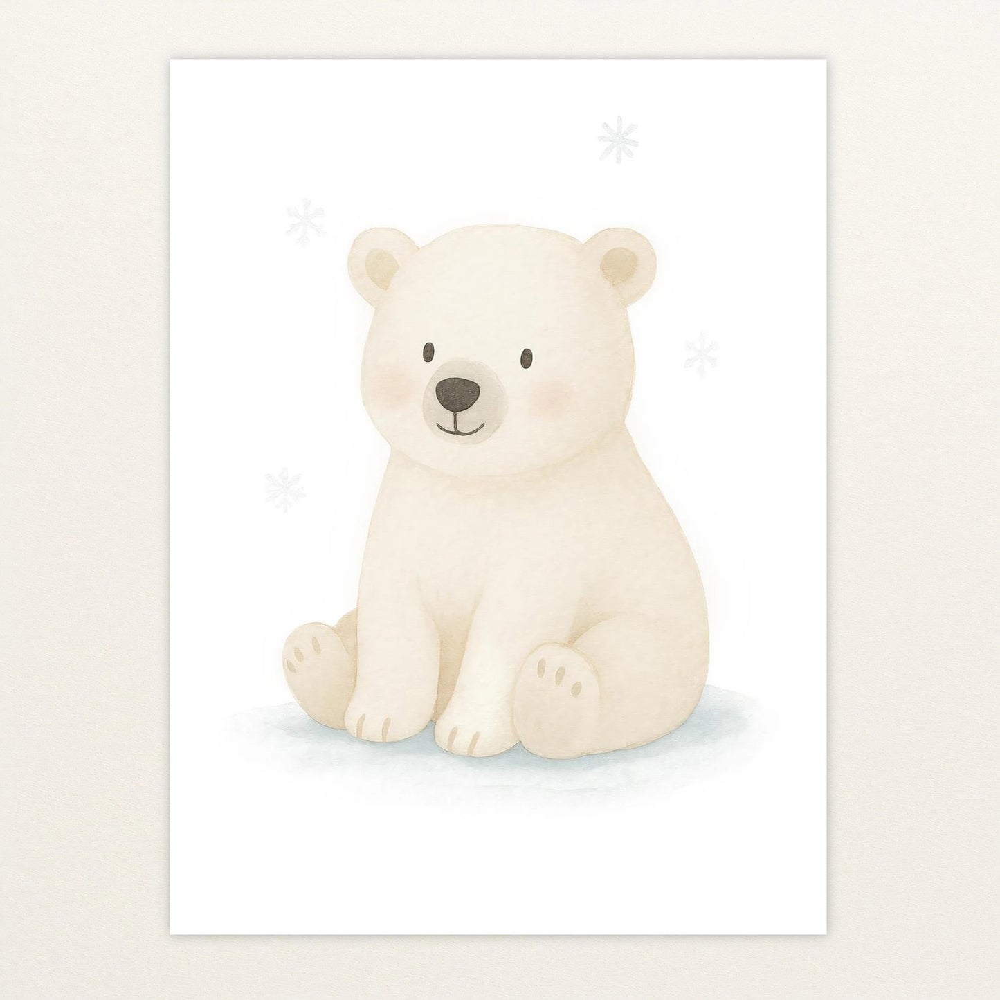 Pummel der Polarbär Poster von tinylearner