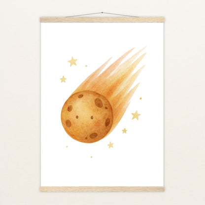 Asteroid Poster mit Leisten von tinylearner