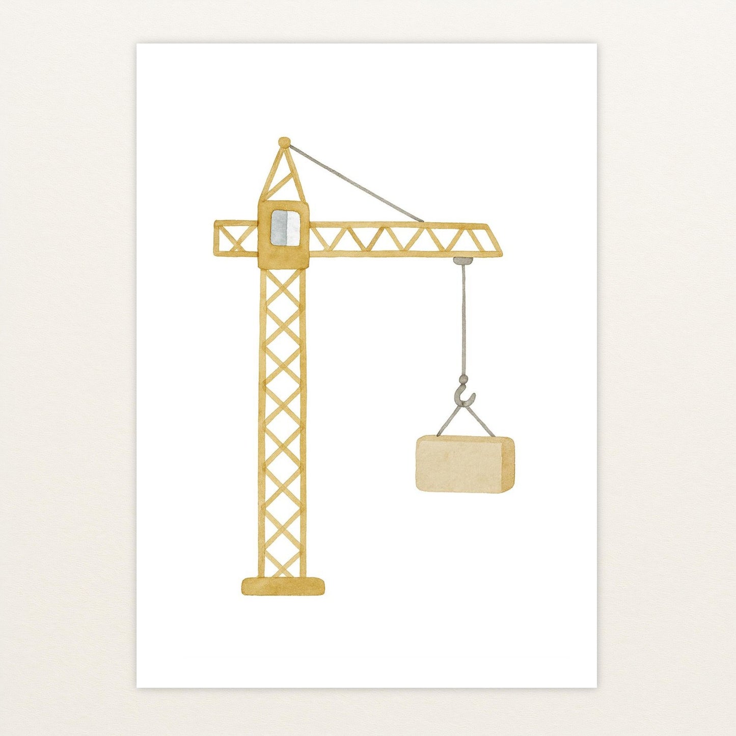 Kran Poster von tinylearner