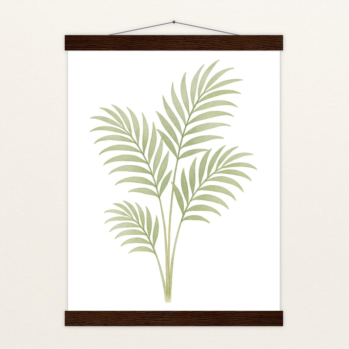 Howea-Blatt Poster mit Leisten von tinylearner