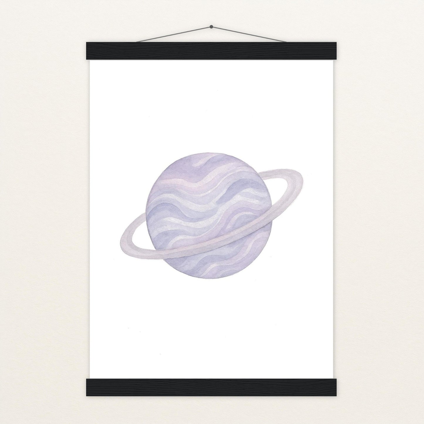 Planet Poster mit Leisten von tinylearner