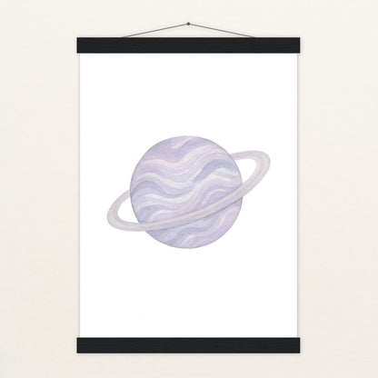 Planet Poster mit Leisten von tinylearner