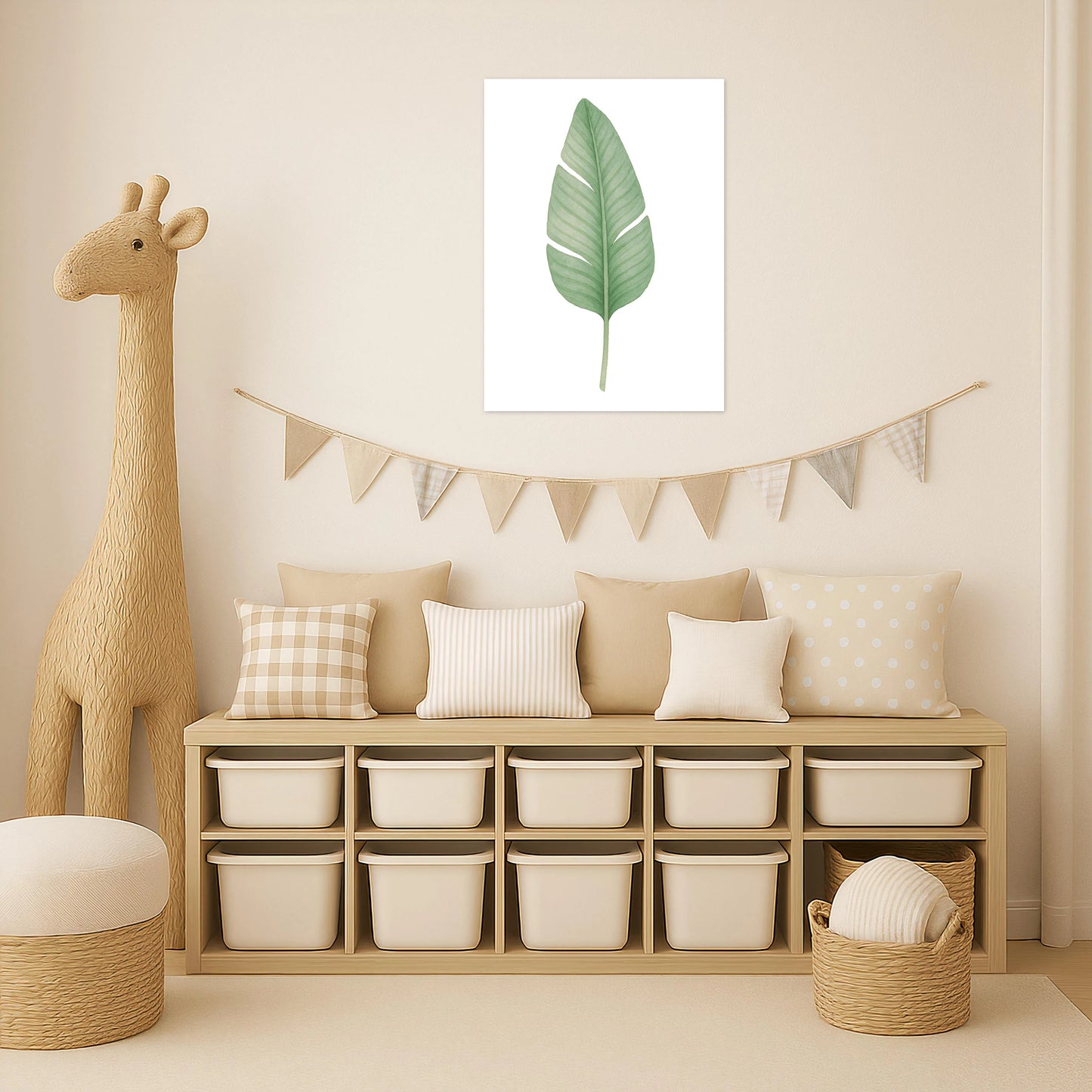 Strelitzien-Blatt Poster von tinylearner