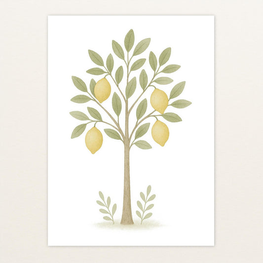 Zitronenbaum Poster von tinylearner