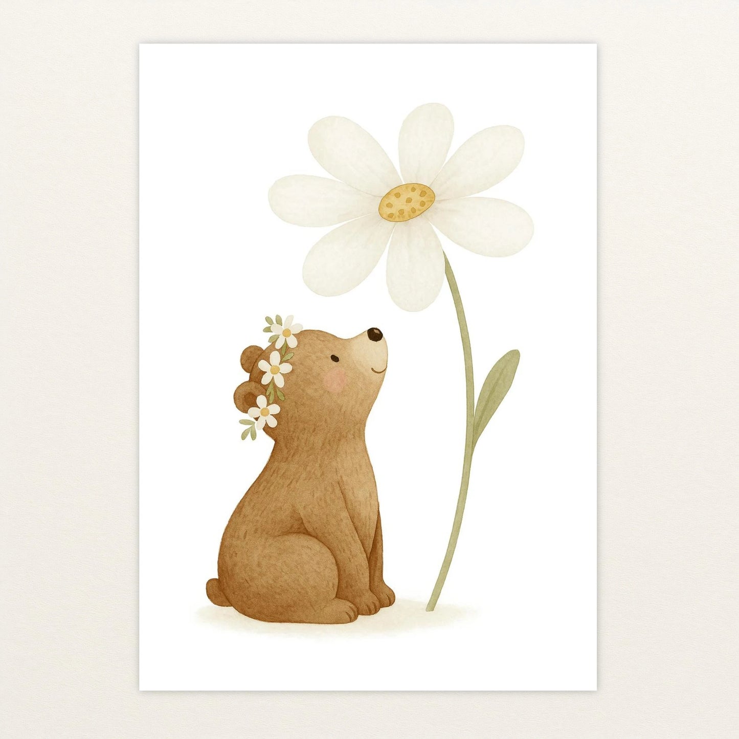 Balu der Bär - Motiv: "Gänseblümchen" Poster von tinylearner