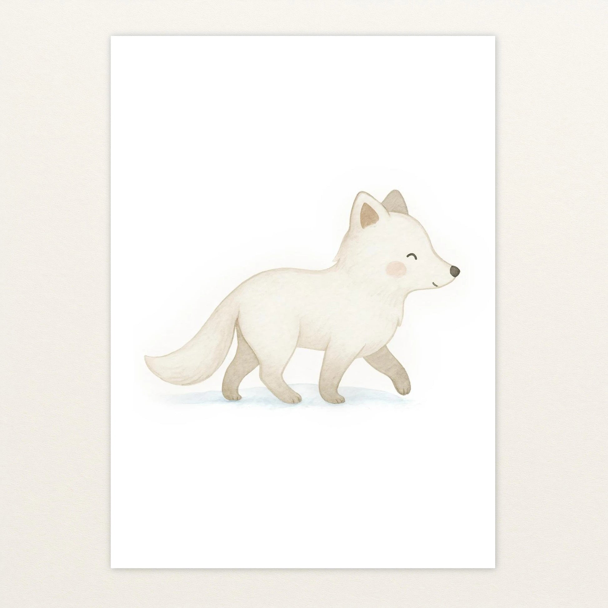 Pino der Polarfuchs Poster von tinylearner