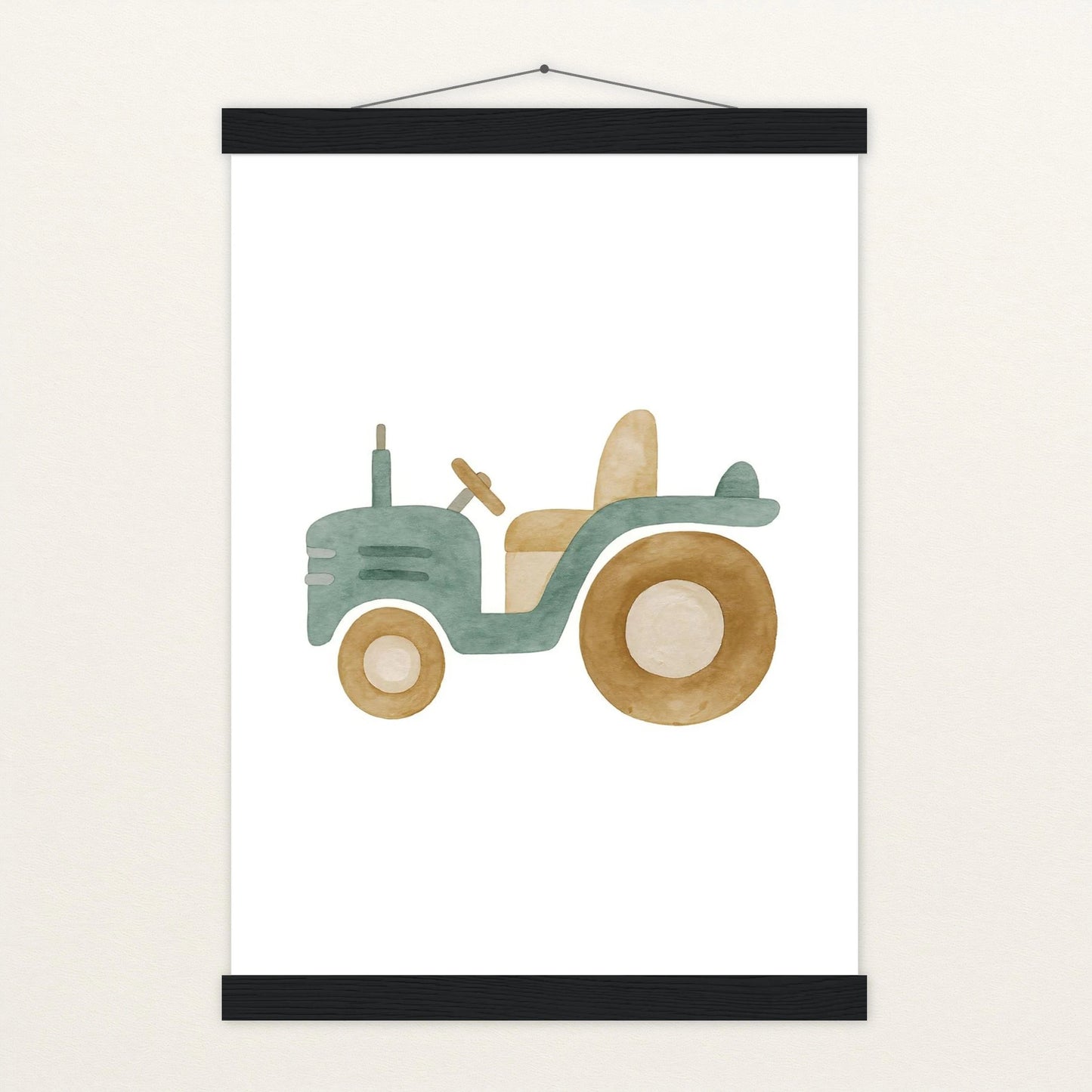 Traktor Poster mit Leisten von tinylearner