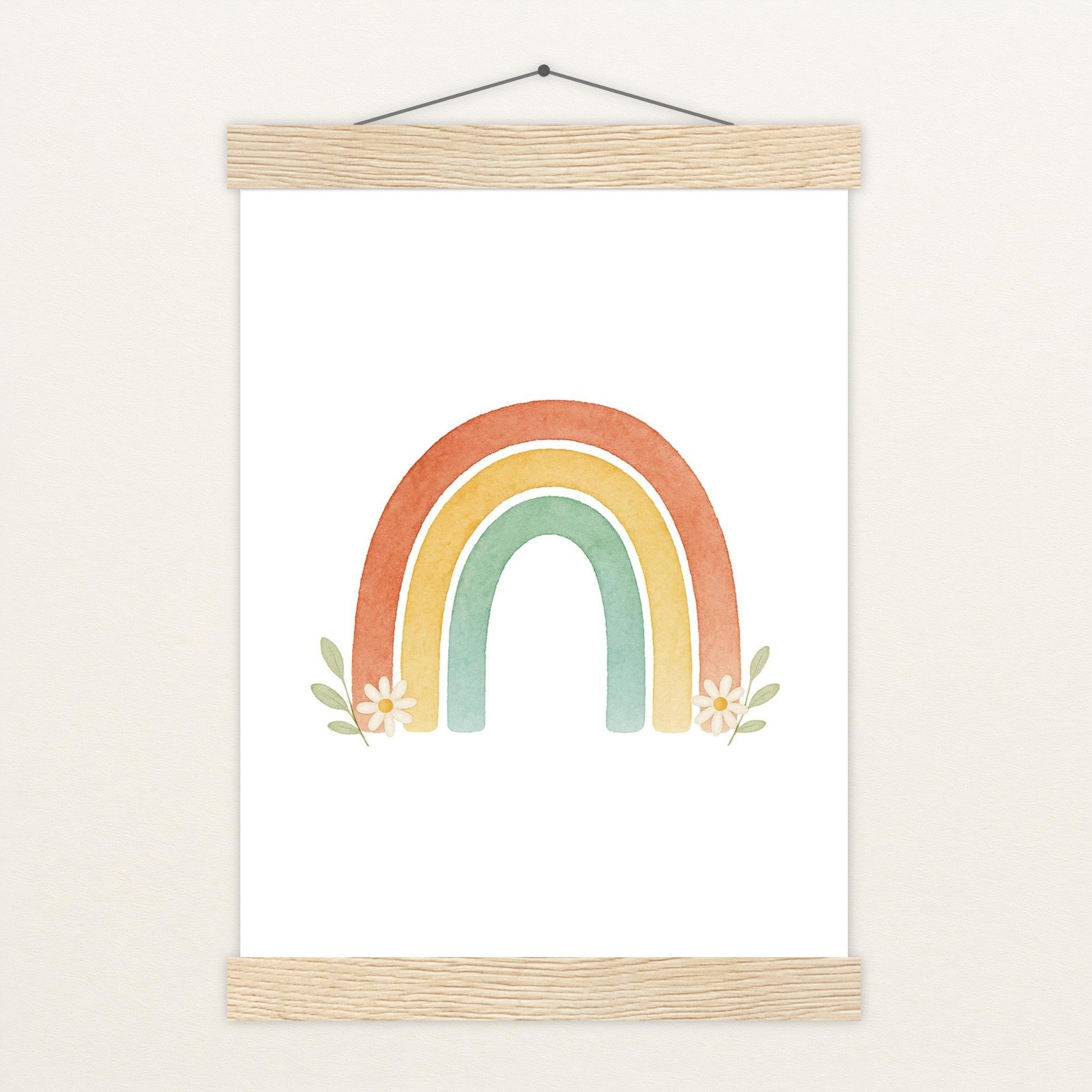 Regenbogen Poster mit Leisten von tinylearner