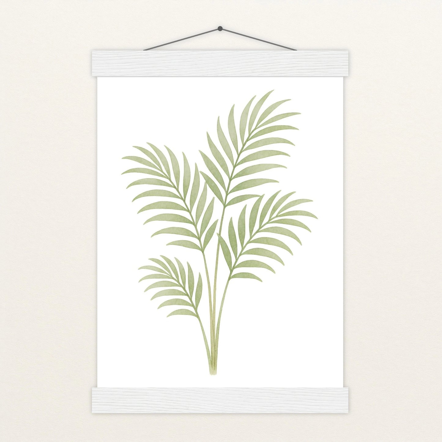 Howea-Blatt Poster mit Leisten von tinylearner