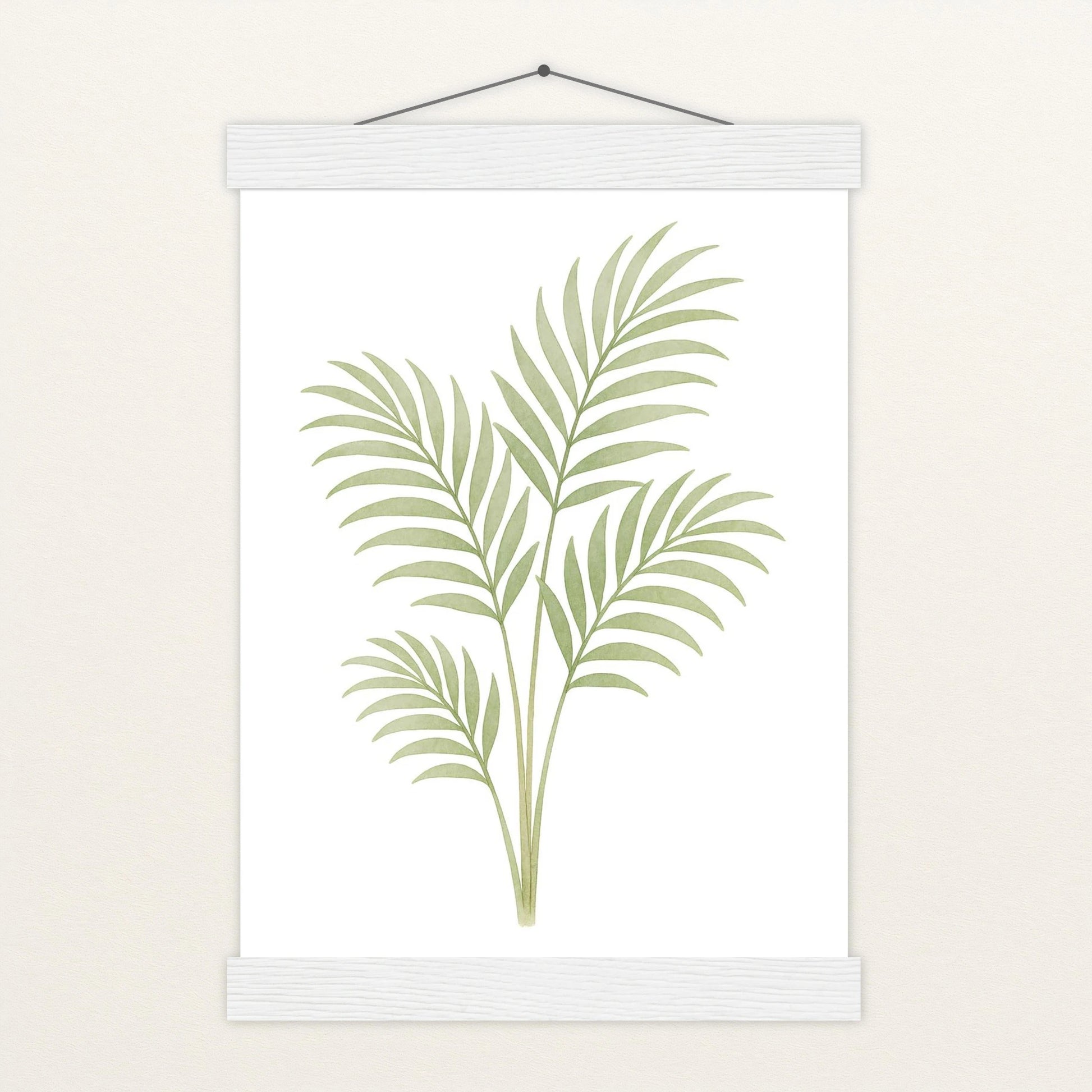 Howea-Blatt Poster mit Leisten von tinylearner