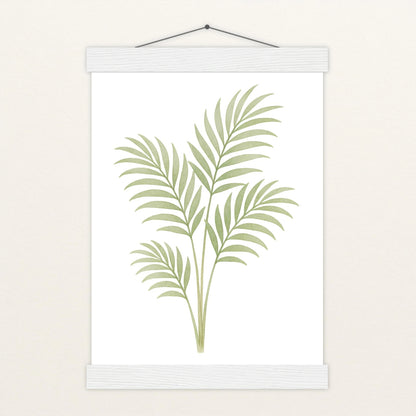 Howea-Blatt Poster mit Leisten von tinylearner
