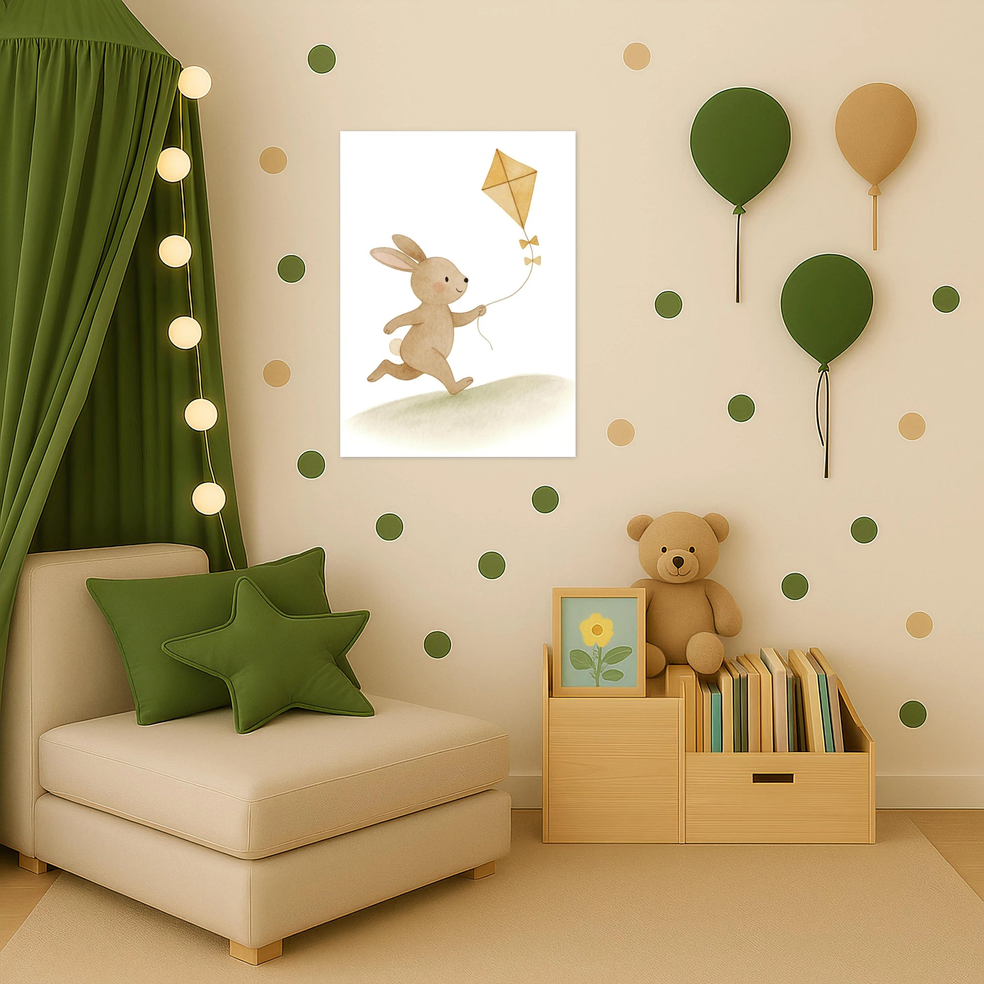 Holly der Hase - Motiv: "Drachen" Poster von tinylearner