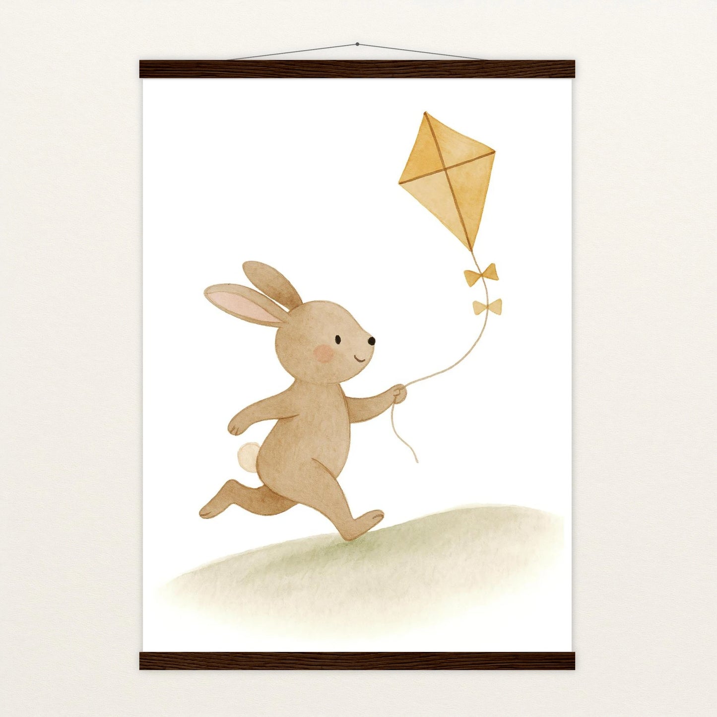 Holly der Hase - Motiv: "Drachen" Poster mit Leisten von tinylearner